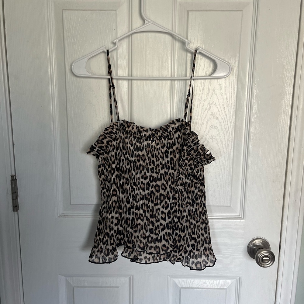 Cheetah tank top
